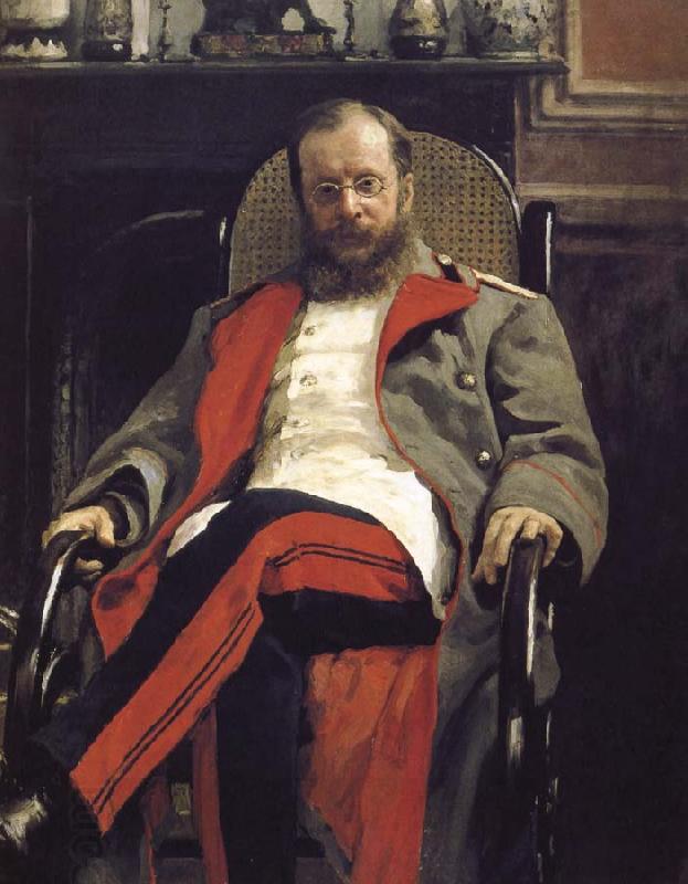 Ilia Efimovich Repin Portrait of a man sitting China oil painting art